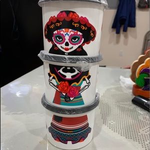 three pieces of containers